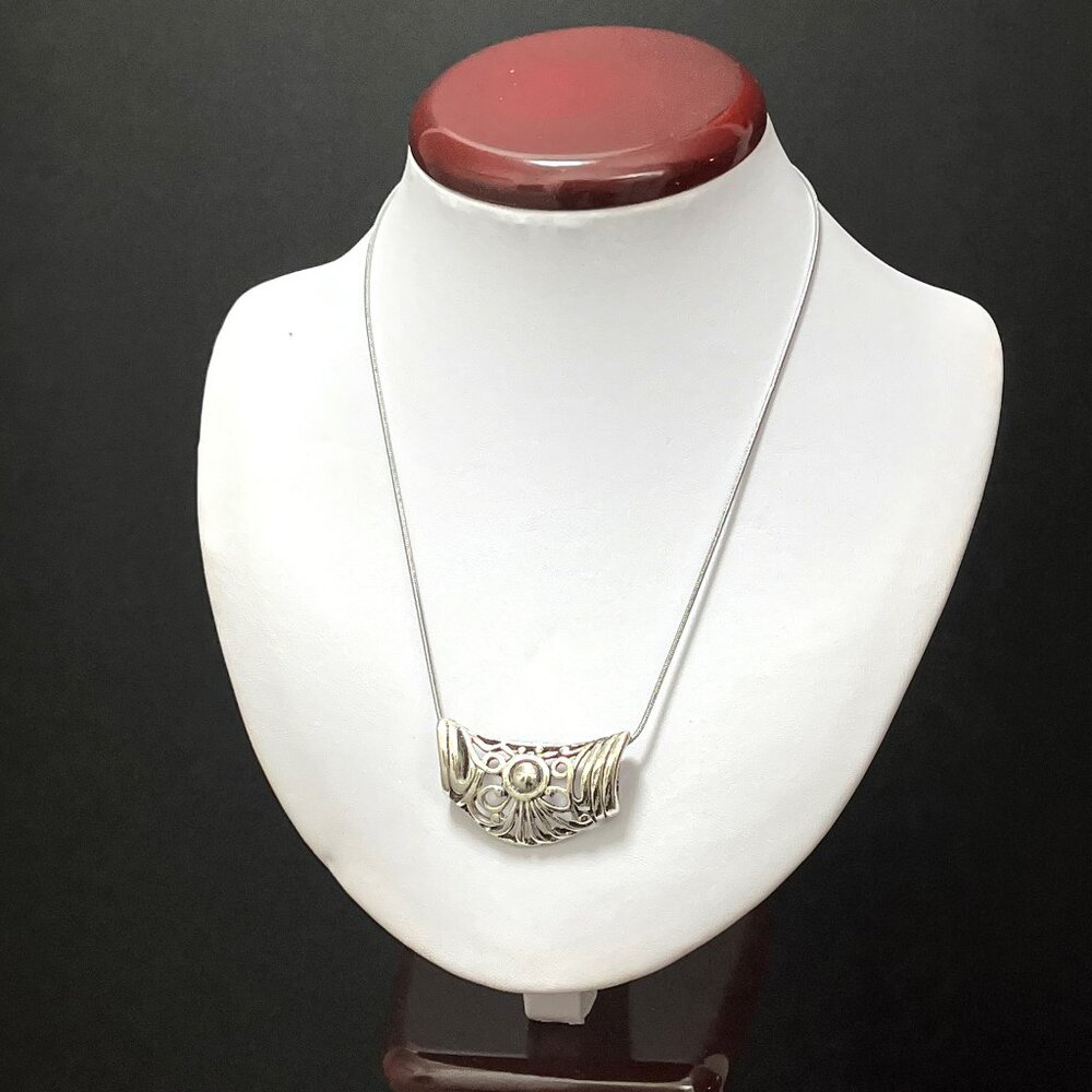 Sterling Silver Necklace China Length 18"